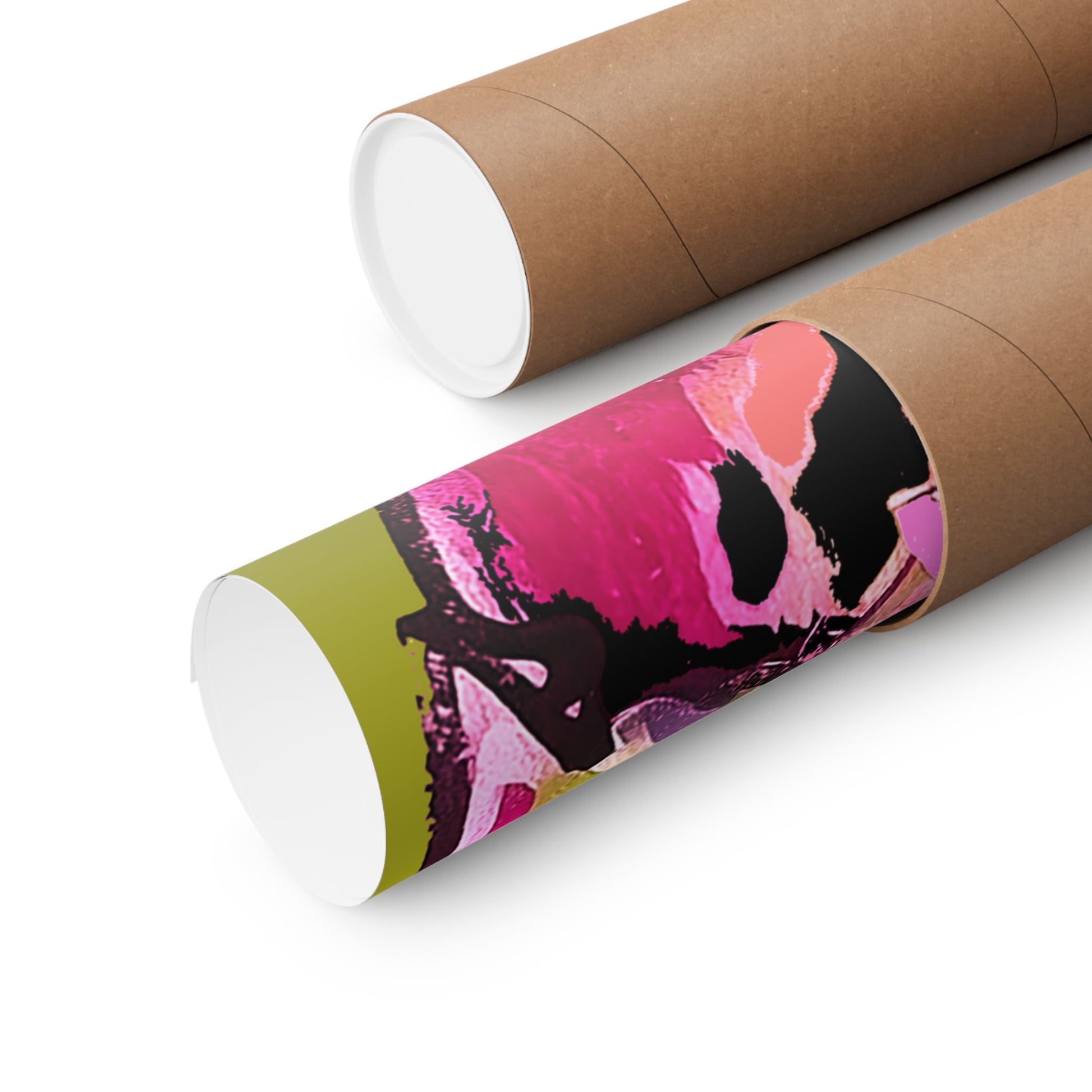 Pop of Pink Fine Art Print in packaging
