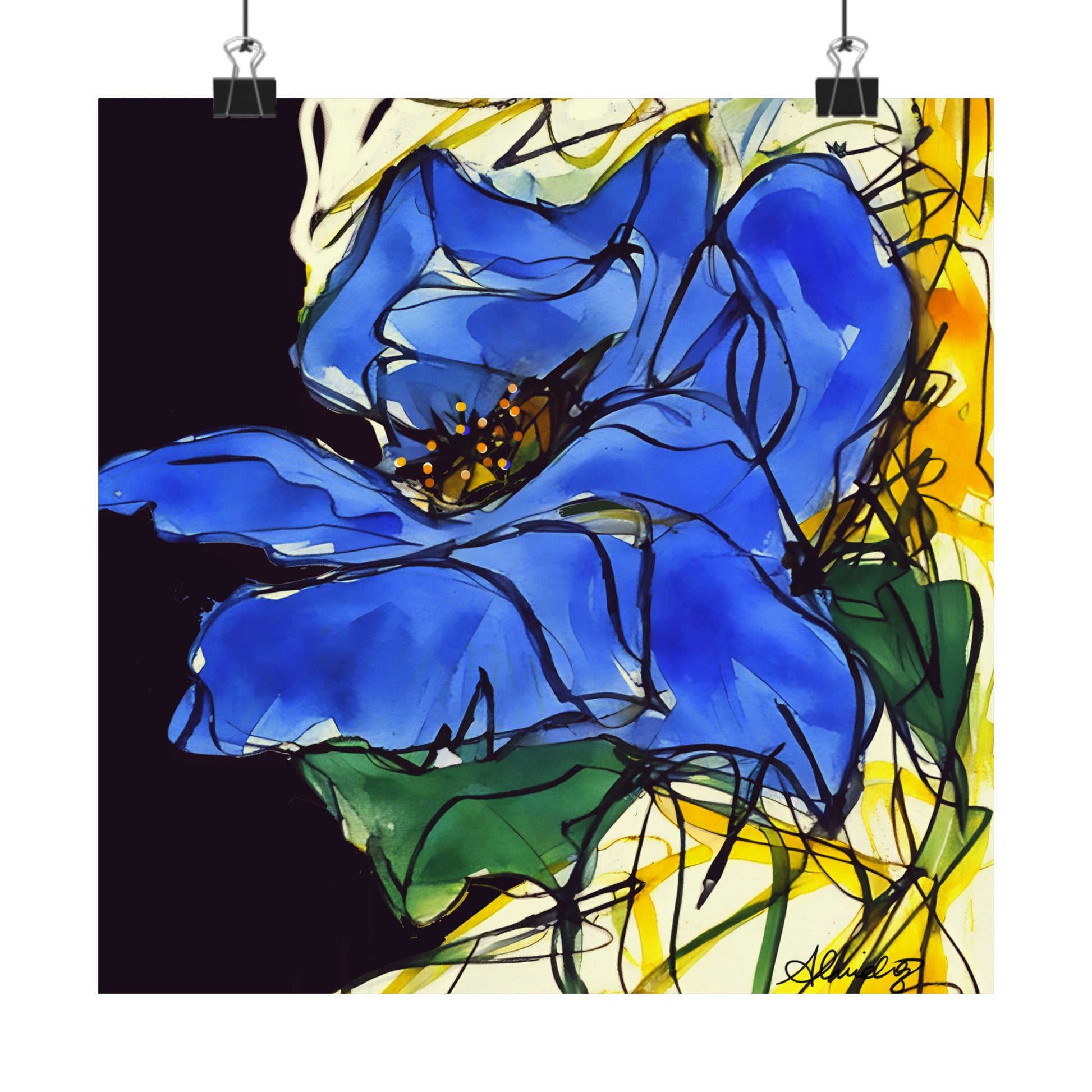 Himalayan Blue Poppy Fine Art Print