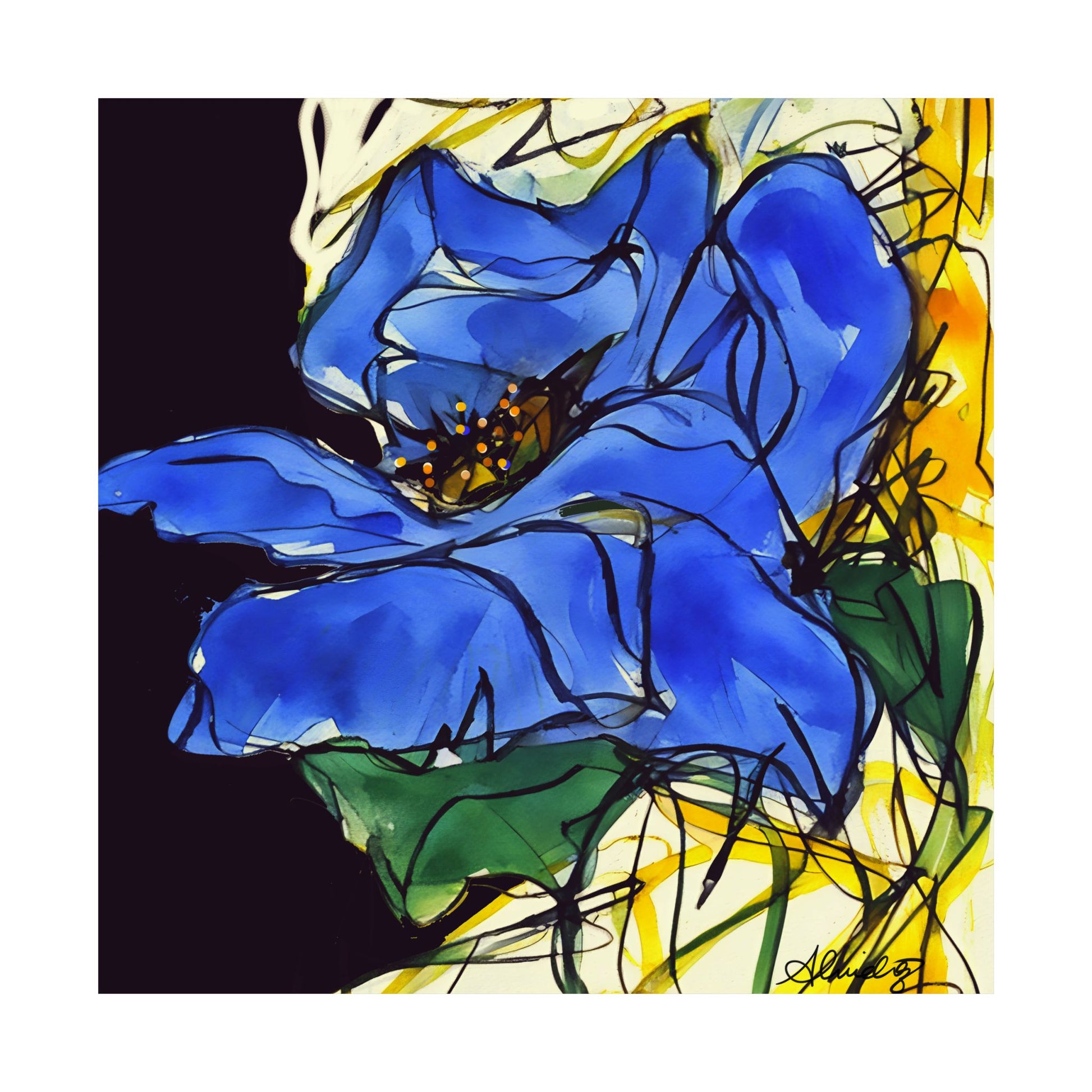 Himalayan Blue Poppy Fine Art Print