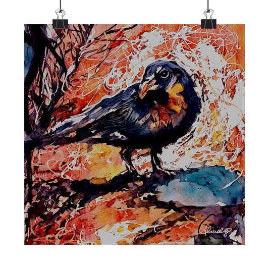 basking in the rays print