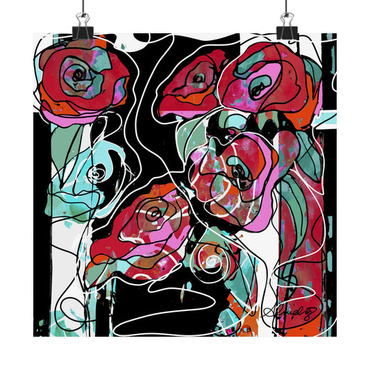 Urban Aesthetic Poppies Fine Art Print