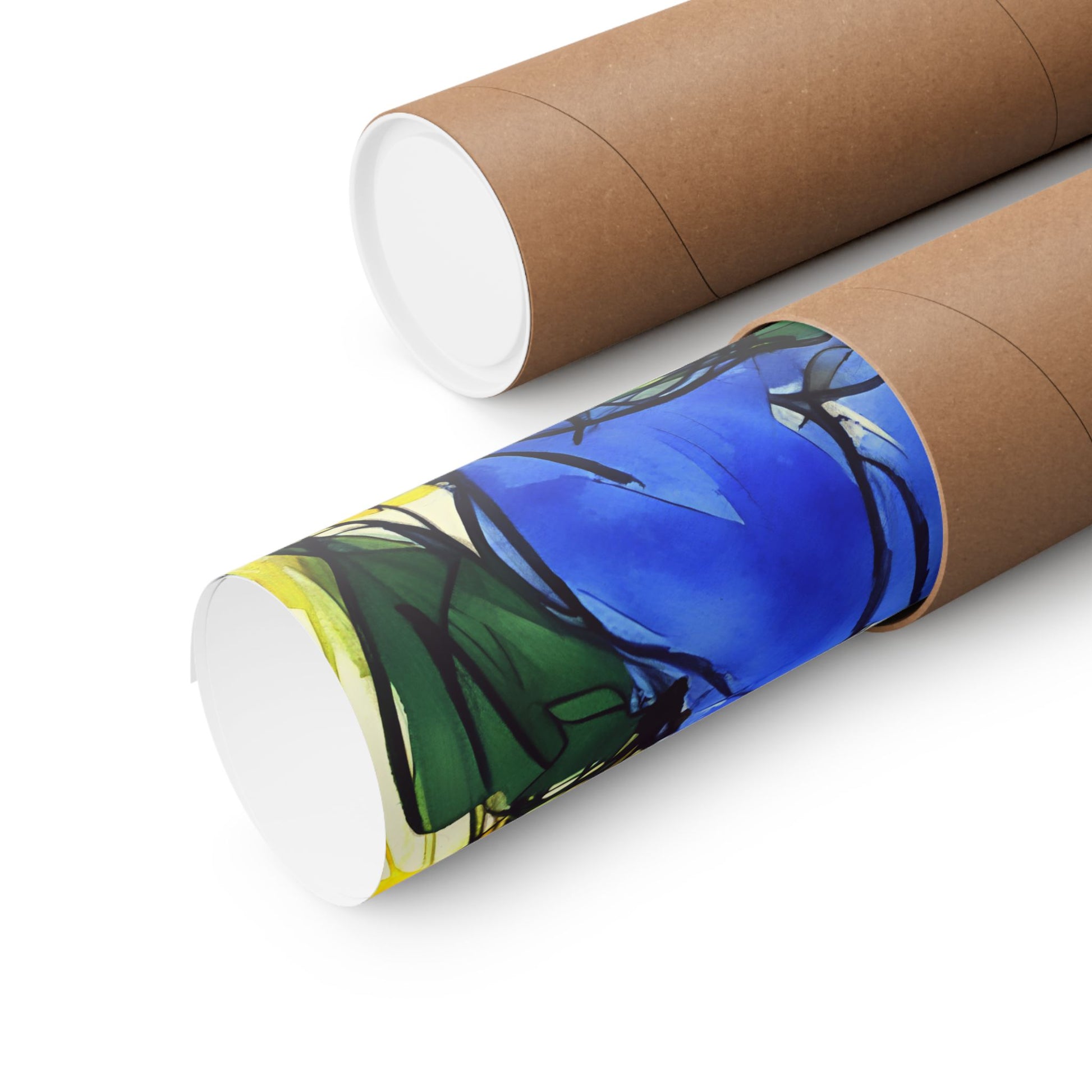 Himalayan Blue Poppy Fine Art Print in packaging