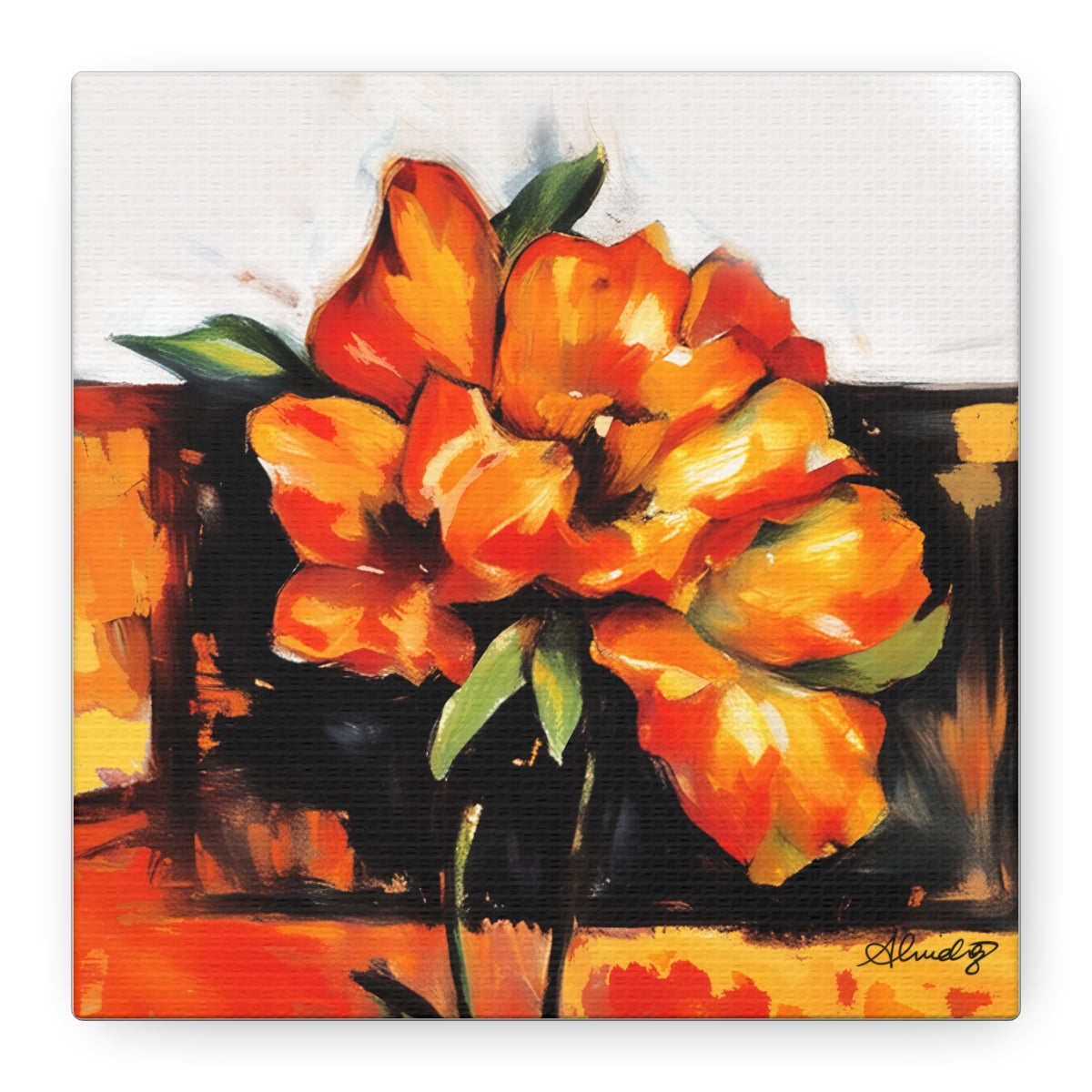 cozy wam poppies canvas print